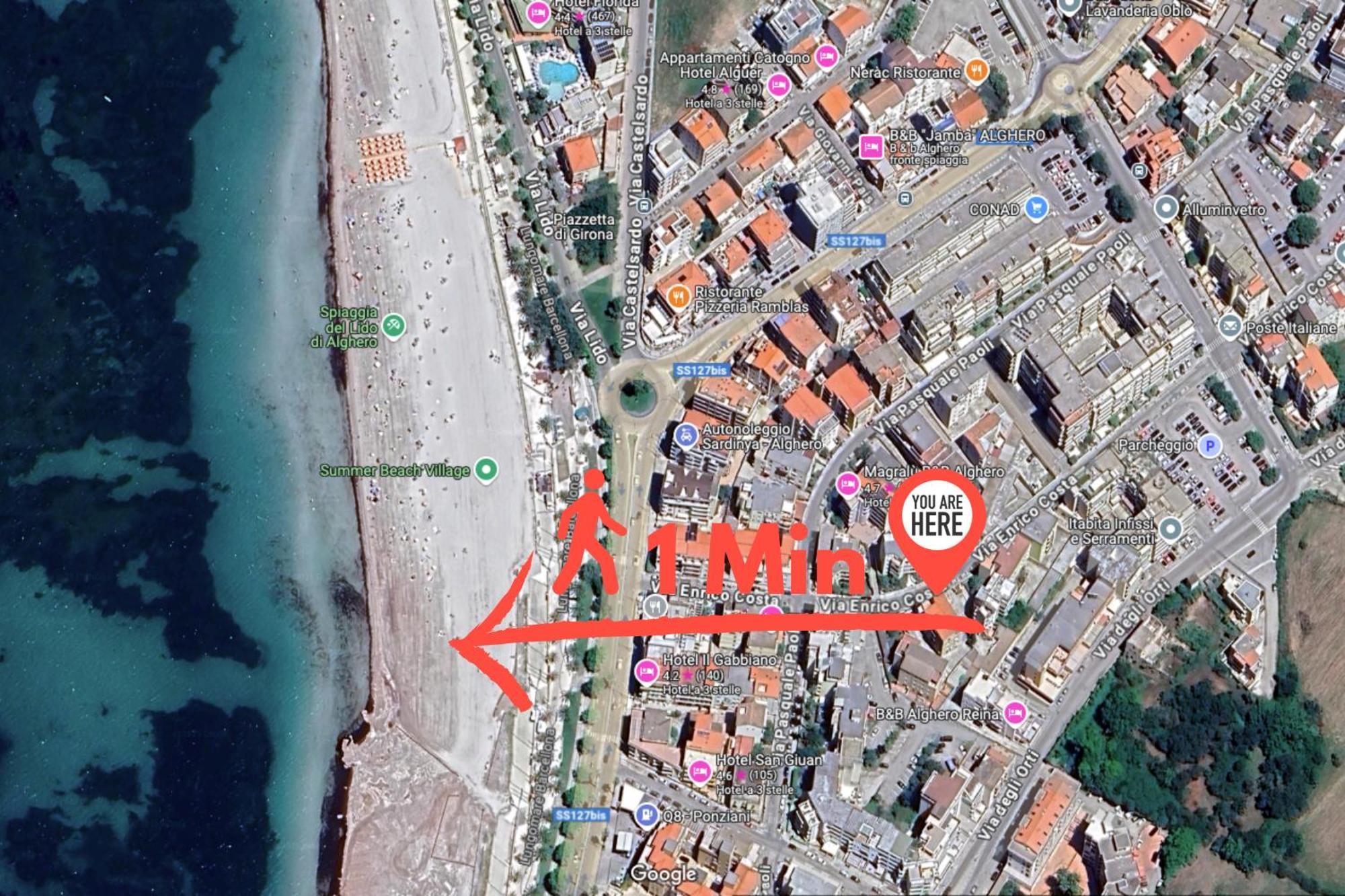 Parcheggio Privato Un Minuto A Piedi Dal Mare! Appartamento
